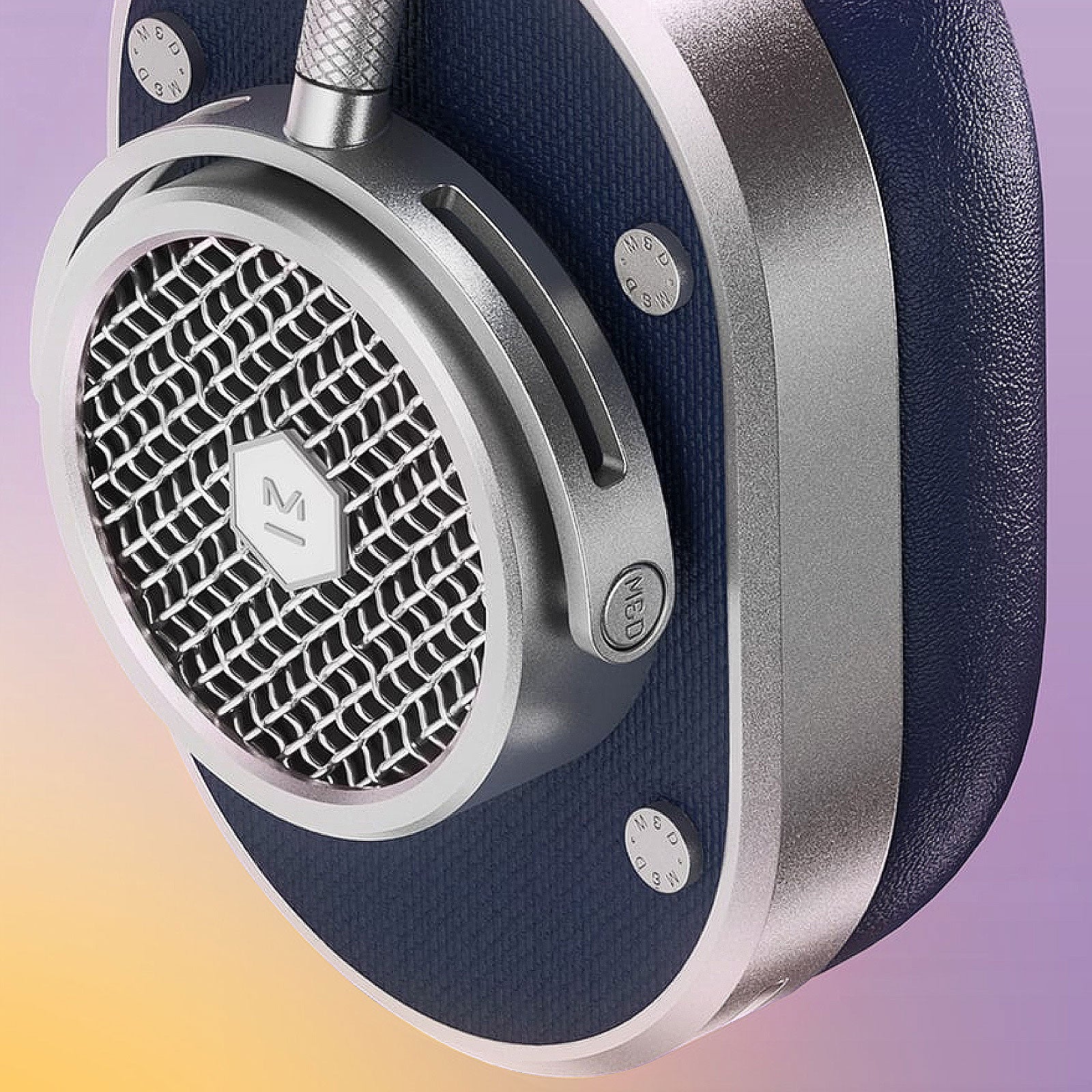 Master & buying Dynamic Headphone Navy Blue Over Ear mh40