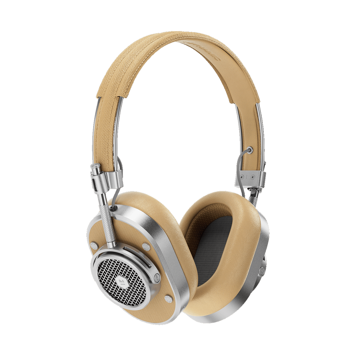 Floating silver and tan MH40 Wireless Headphones | gallery MH40S6-W2